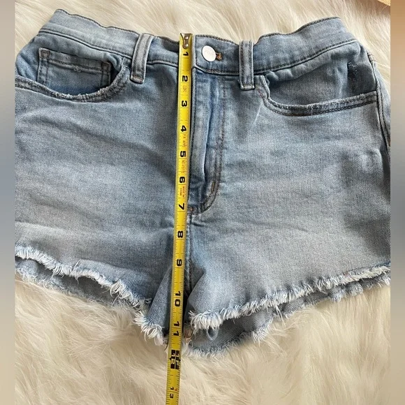 Cut-off Jean Shorts Victoria Secret PINK high waisted - Picture 4 of 8